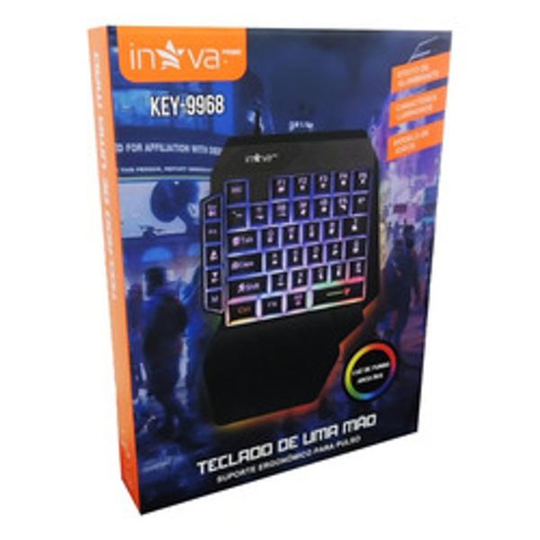 Imagem de Teclado de jogos gamer efeito luminoso - Inova