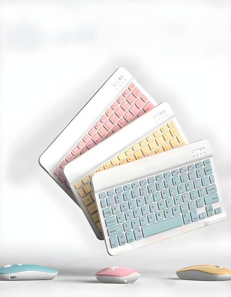 Imagem de Teclado E Mouse Bluetooth compatível com Galaxy Tab A7 Lite T220 T225