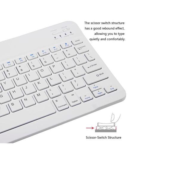 Imagem de Teclado E Mouse Bluetooth compatível com Tablet Multilaser M10