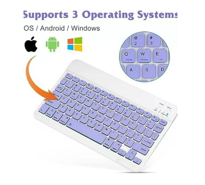 Teclado E Mouse Bluetooth Para Tablet Nokia T20 10,36 - Fam Imagem de Teclado E Mouse Bluetooth Para Tablet Nokia T20 10,36