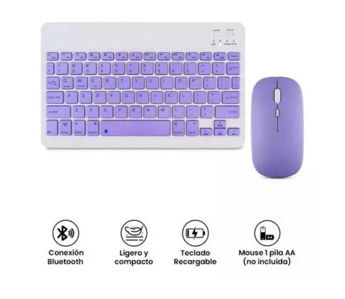 Teclado E Mouse Bluetooth Para Tablet Nokia T20 10,36 - Fam Imagem de Teclado E Mouse Bluetooth Para Tablet Nokia T20 10,36
