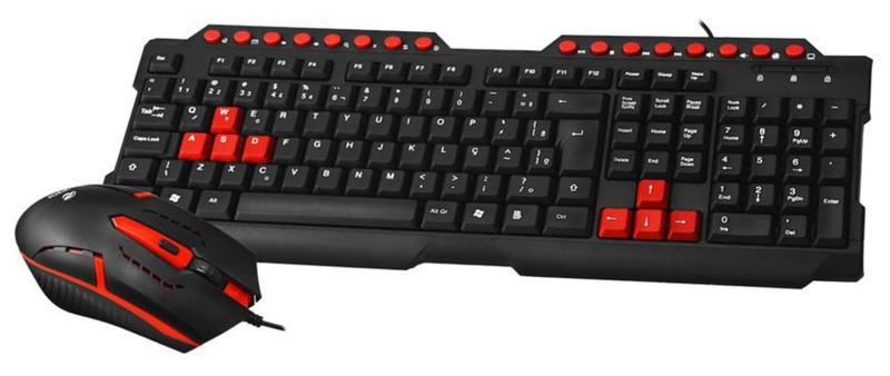 Imagem de Teclado e Mouse C3Tech GK-20BK, ABNT2, 1200DPI - C3 tech