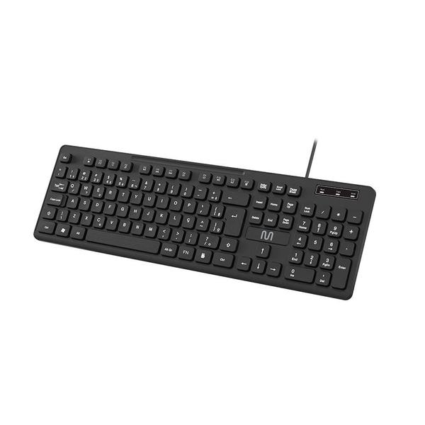 Imagem de Teclado e Mouse Com Fio Cf300 Usb 1200dpi Teclas Chocolate Multi - TC310