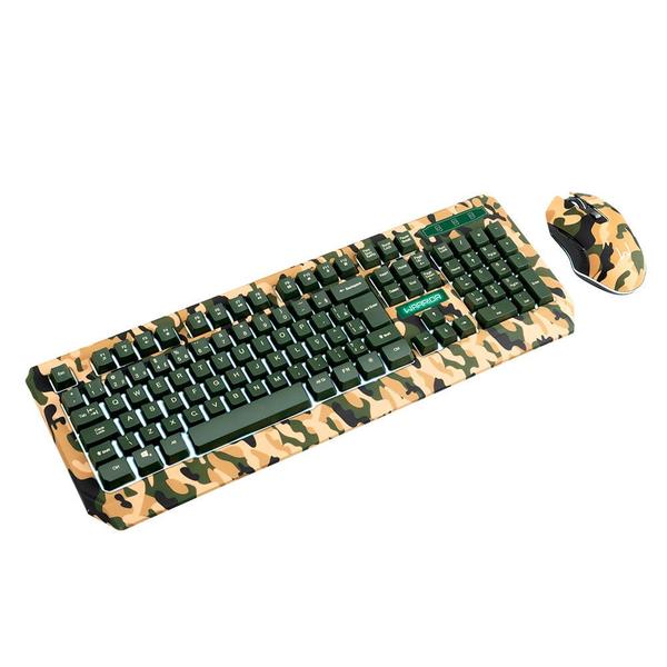 Imagem de Teclado e Mouse Gamer Multilaser Warrior Kyler TC249