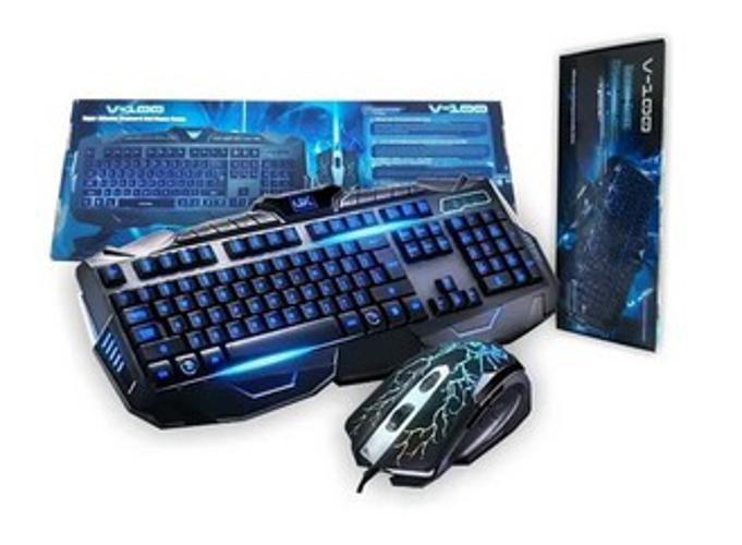 Imagem de Teclado E Mouse Gamer V 100 Preto