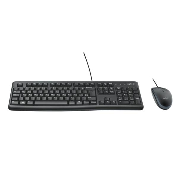 Imagem de Teclado E Mouse Logitech MK120, Resistente À Água, 1000DPI, Preto, ABNT2 - 920-004429