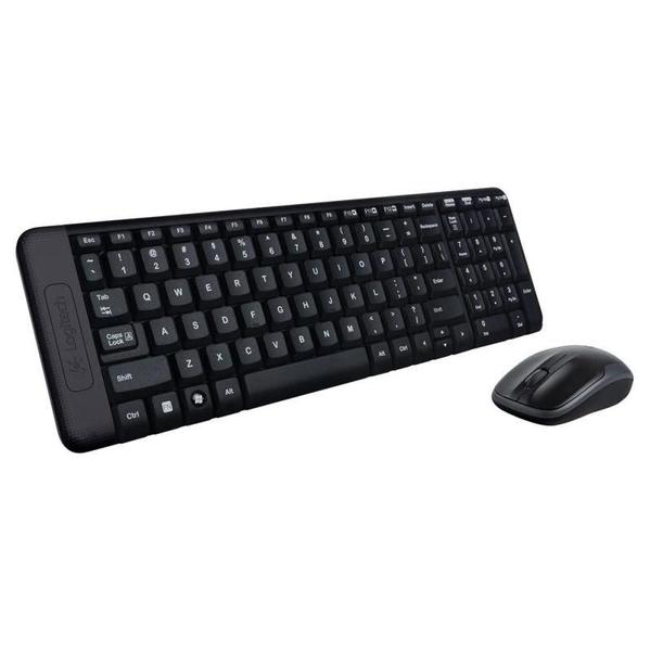 Imagem de Teclado E Mouse Logitech Mk220 Compacto Wireless Usb Sem Fio