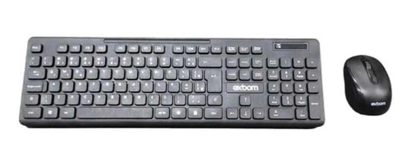 Imagem de Teclado E Mouse Óptico Sem Fio 2.4Ghz Combo Abnt2 Usb