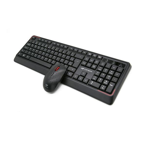 Imagem de Teclado E Mouse Sem Fio C3 Tech K-w70bk Preto