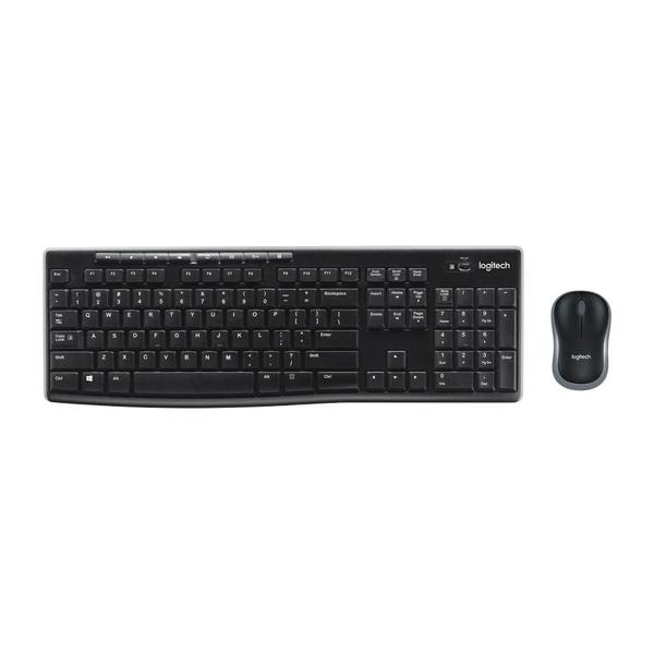 Imagem de Teclado e Mouse Sem Fio Combo Wireless MK270 - Logitech