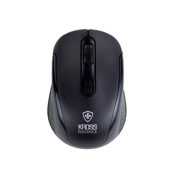 Imagem de Teclado e Mouse Sem Fio Kross Wireless, USB, ABNT2, Preto - KE-KM558V1 - Kross Elegance