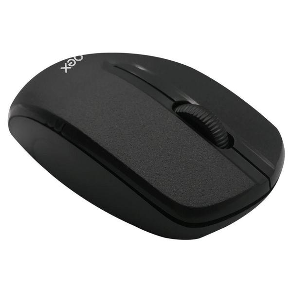 Imagem de Teclado e Mouse Sem Fio OEX Work, Nano USB 2.4GHz, 1200DPI, ABNT2, Preto - TM407