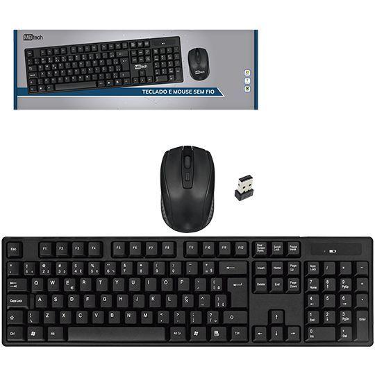 Imagem de Teclado E Mouse Sem Fio Para Computador Na Caixa