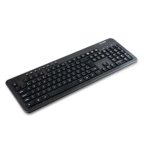 Imagem de Teclado e Mouse Sem Fio Recarregável 2.4ghz Usb Preto Multilaser - TC250