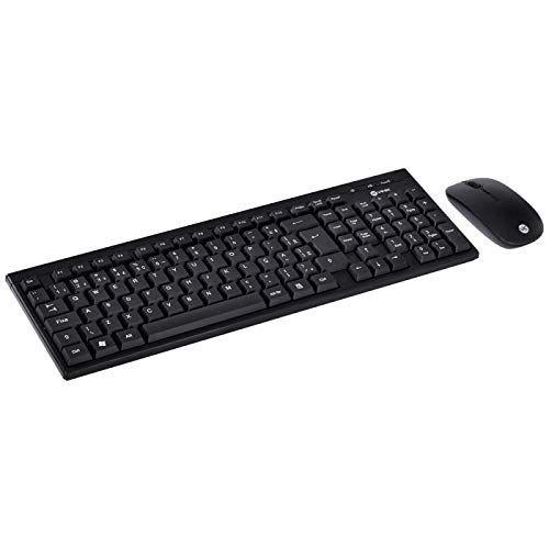 Imagem de Teclado e mouse sem fio usb dynamic corp abnt2/1600 dpi preto - cmw200