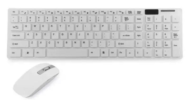 Imagem de Teclado E Mouse Sem Fio Wireless Usb Slim P/ Notebook PC