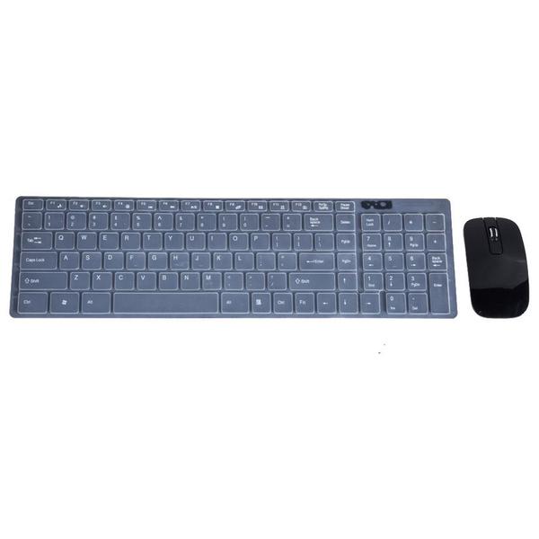 Imagem de Teclado e mouse ultra fino thin fashion wireless