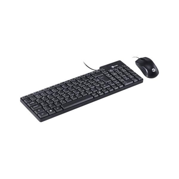 Imagem de Teclado e Mouse USB ABNT2 1000 DPI 102 Teclas cabo com 1.8 metros Dynamic CD100 Cor Preto - Vinik