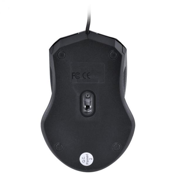 Imagem de Teclado e mouse usb corp abnt2/1200dpi cabo usb 1.8m preto - cc200