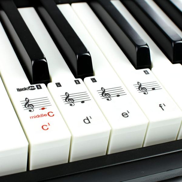 Imagem de Teclado e piano RockJam 54 teclas com fonte de alimentação e suporte