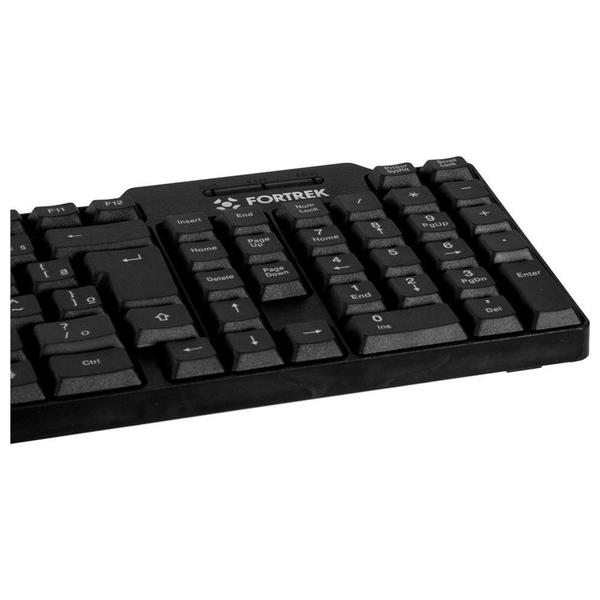 Imagem de Teclado Fortrek SKL-106 Standard, USB, Preto - 68731