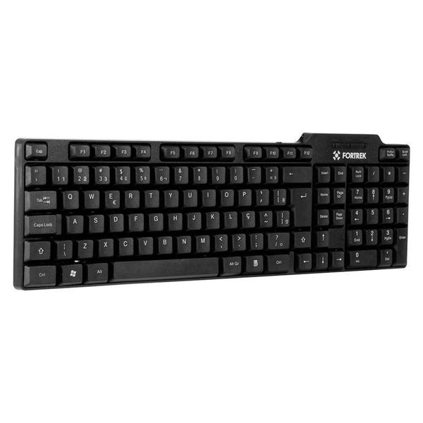 Imagem de Teclado Fortrek SKL-106 Standard, USB, Preto - 68731