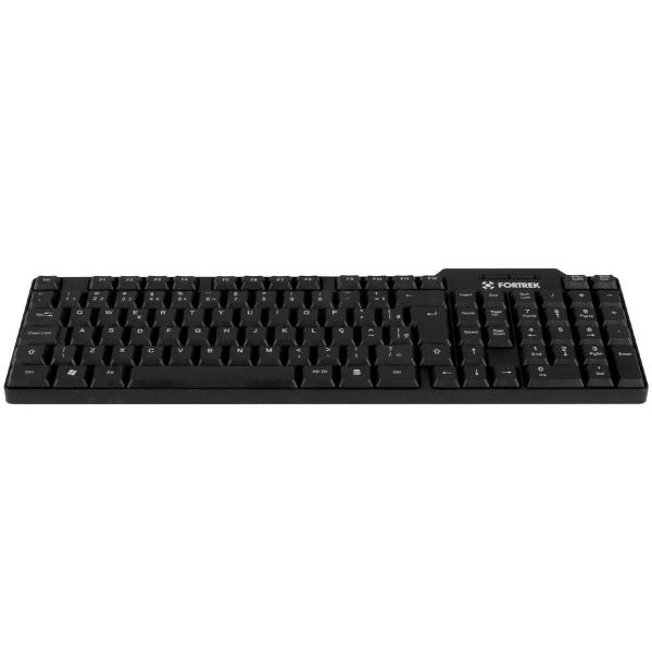 Imagem de Teclado Fortrek Skl-106, Usb, Abnt2, Preto - Fk325K