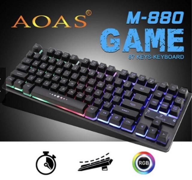 Imagem de Teclado Game Small Keyboard AOAS USB M880