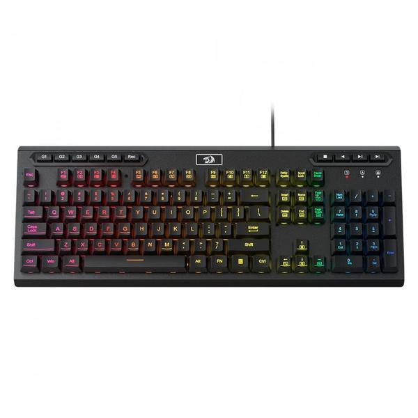 Imagem de Teclado Gamer Aditya RGB Membrana ABNT2 K513-RGB Redragon