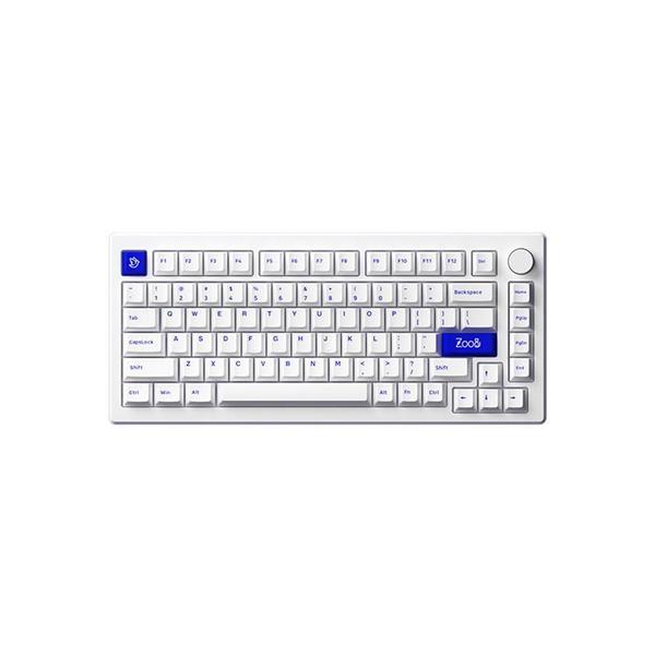 Imagem de Teclado Gamer Akko Mod 007 Pc Blue On White Switch Piano