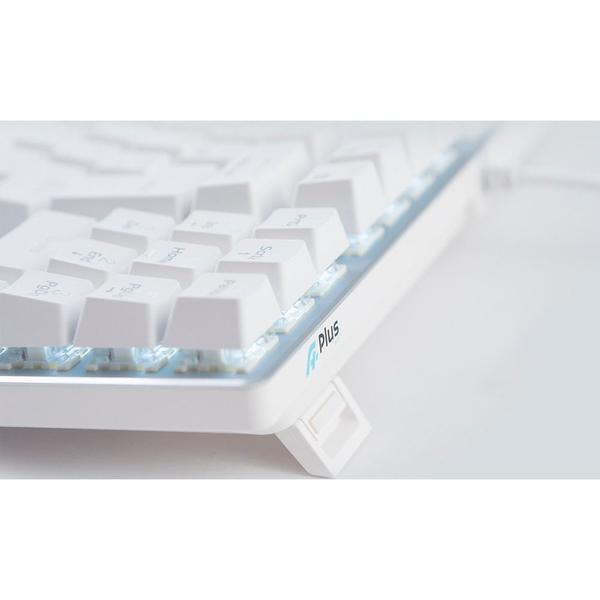 Imagem de Teclado Gamer APlus Tech Barak White LED Mecânico ABNT2 Switch Outemu Brown - AP-KB-3885W