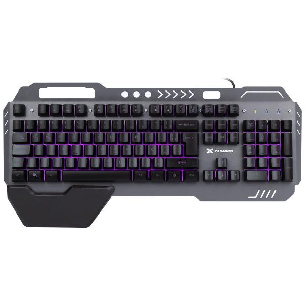 Imagem de Teclado Gamer Armor Abnt2 Multimidia Led 7 Cores 1.8 M Usb Sensacao Mecanica Apoio De Pulso Magnetico - Gt500