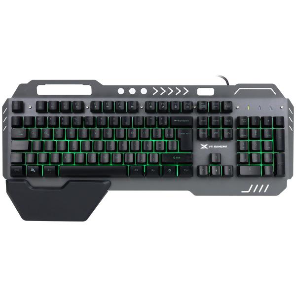 Imagem de Teclado Gamer Armor Abnt2 Multimidia Led 7 Cores 1.8 M Usb Sensacao Mecanica Apoio De Pulso Magnetico - Gt500