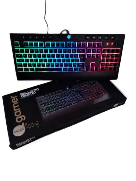 Imagem de Teclado Gamer Ballistic Cinetic Com Iluminação Usb 2.0 Dazz