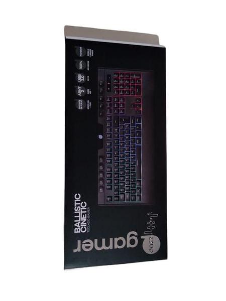 Imagem de Teclado Gamer Ballistic Cinetic Com Iluminação Usb 2.0 Dz