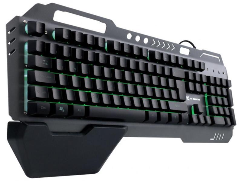 Imagem de Teclado Gamer Barato Abnt2 Estrutura Membrana Apoio Pulso