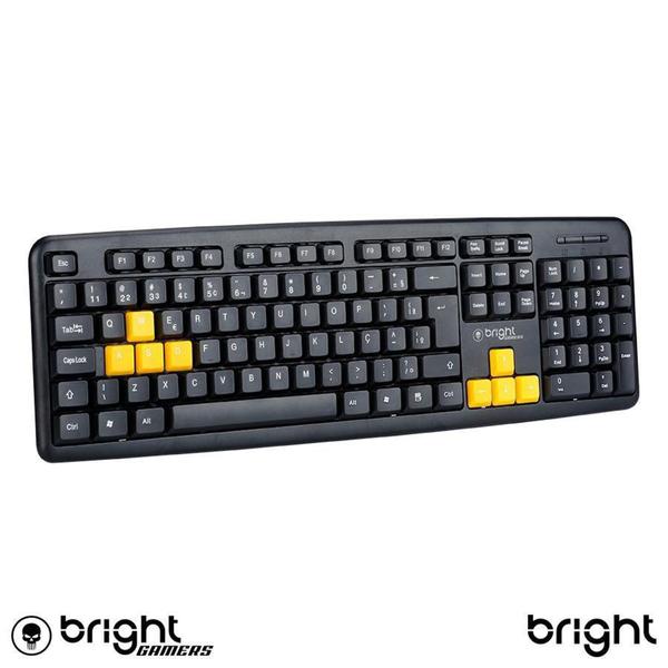 Imagem de Teclado Gamer Basic USB Qwerty Abnt2 Preto 551 Bright