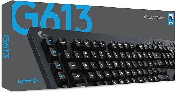 Imagem de Teclado gamer bluetooth Logitech Serie G G613 cor preto