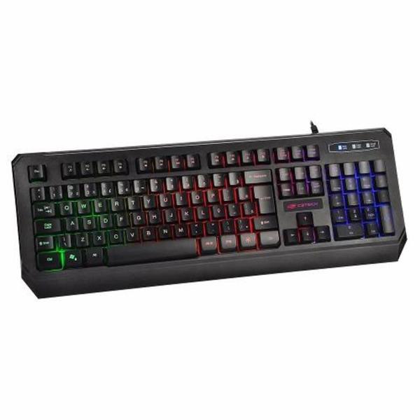 Imagem de Teclado Gamer Com Iluminação E Anti-Ghosting KG-50BK - C3Tech