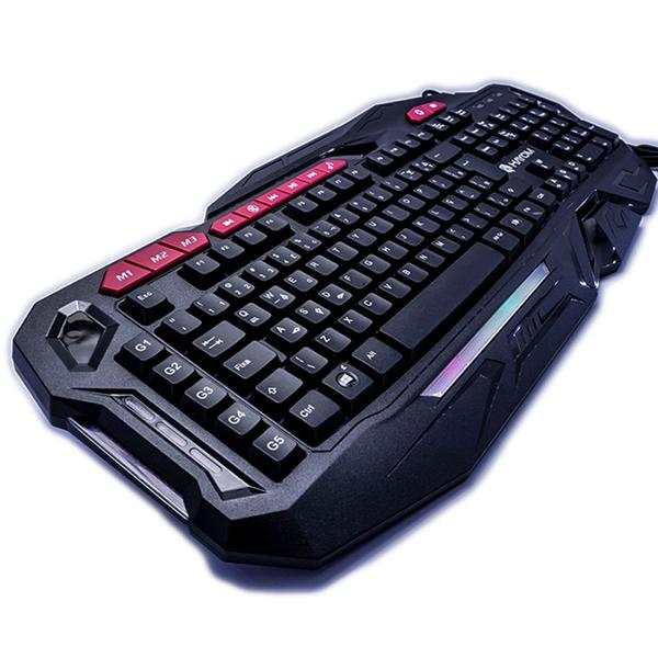 Imagem de Teclado Gamer Com Led Semi Mecânico USB - Hayom TC3204