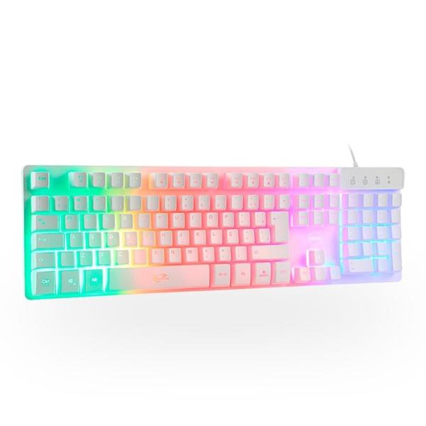 Imagem de Teclado Gamer Dazz Rapid Fire Asgard Branco