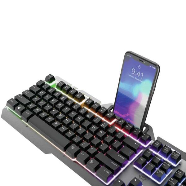 Imagem de Teclado Gamer de Membrana Esca Rainbow GXT853 Trust