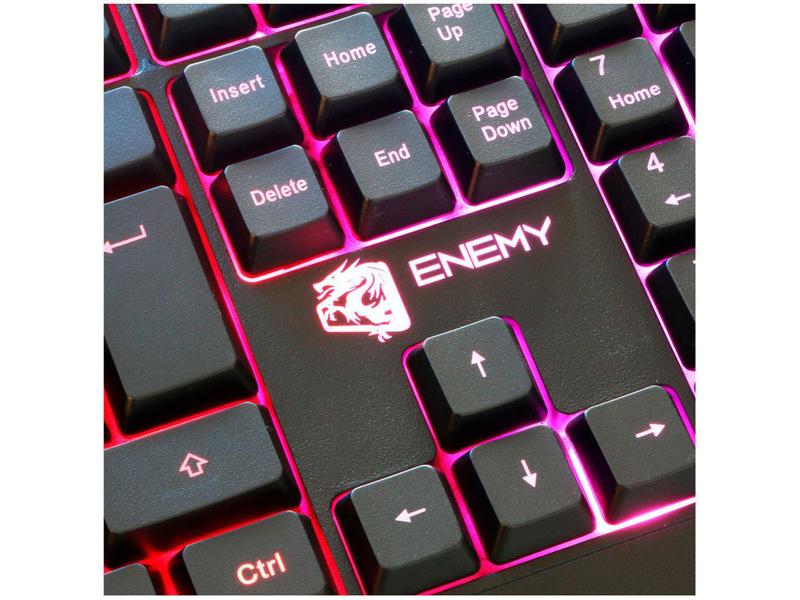 Imagem de Teclado Gamer ELG Enemy USB ABNT2 - Preto