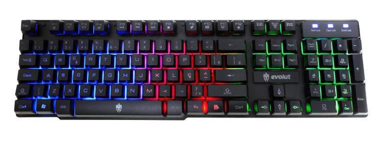 Imagem de Teclado Gamer Evolut Eg-206Rb  Backlight Color