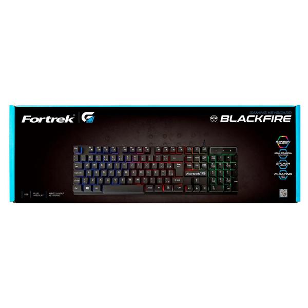 Imagem de Teclado gamer fortrek blackfire pt