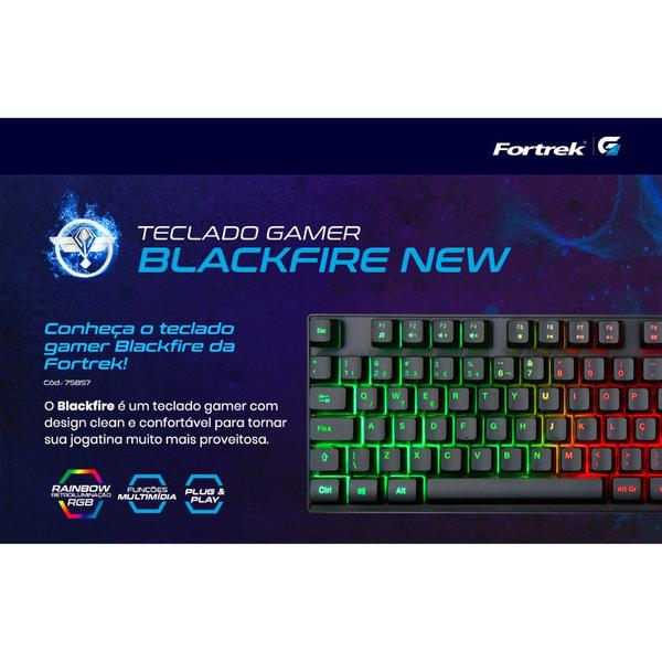 Imagem de Teclado gamer fortrek c/ fio blackfire new - ref.75857