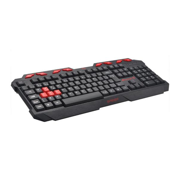 Imagem de Teclado Gamer Fortrek Spider GK706 Preto/Vermelho