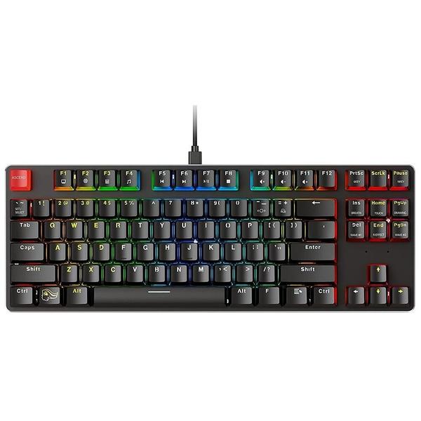 Imagem de Teclado Gamer Glorious GMMK-TKL-BRN RGB Preto - com Fio (Ingles)