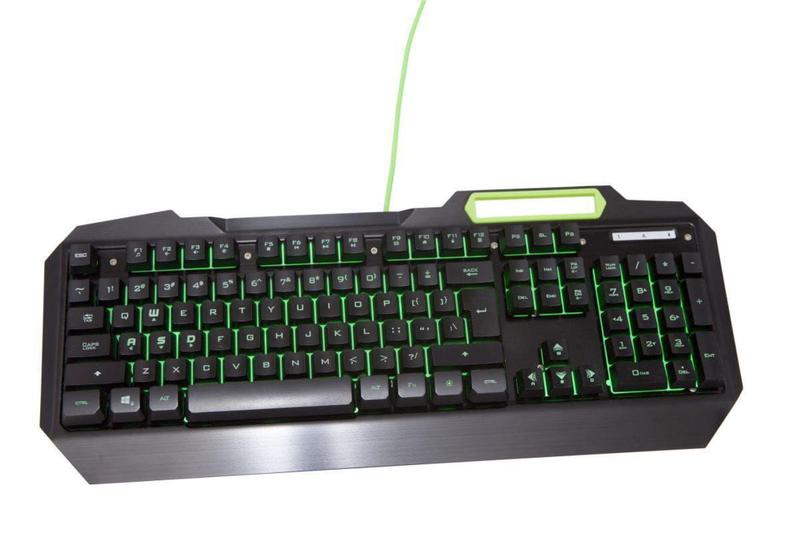 Imagem de Teclado Gamer Goldentec Legend LED Backlight Verde Aluminium Edition - Goldentec Acessorios