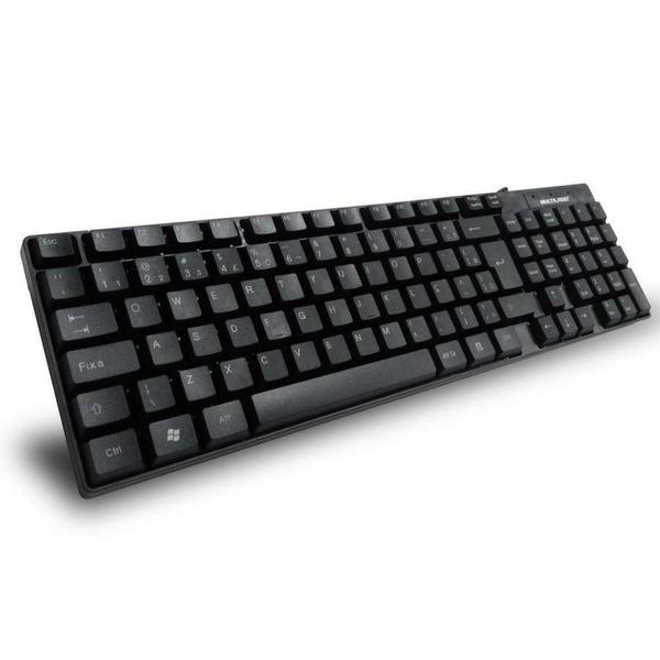 Imagem de Teclado Gamer Home Office Preto Multilaser Slim Tc193